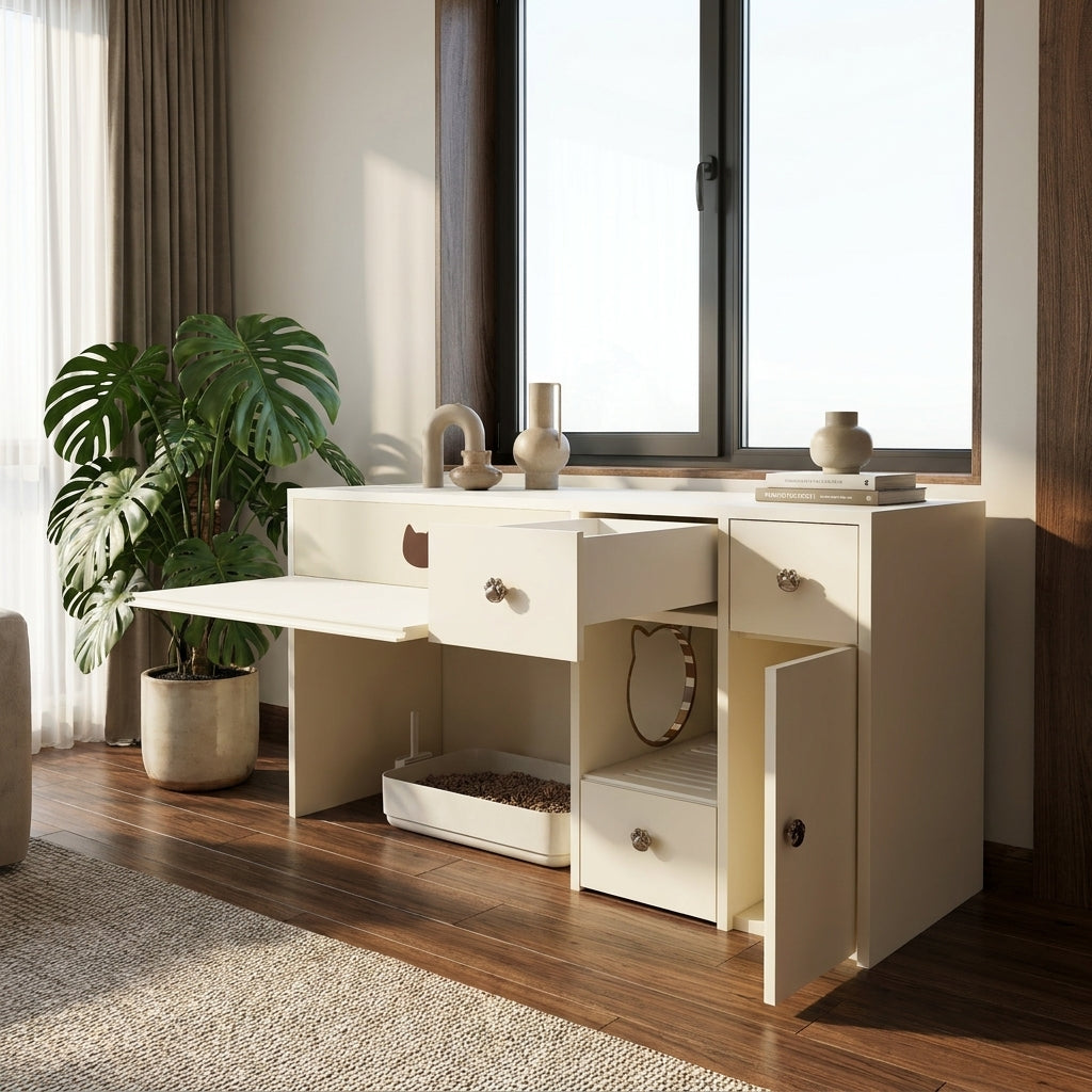 Americana P7 Custom Pet Cabinets | Storage Side Board