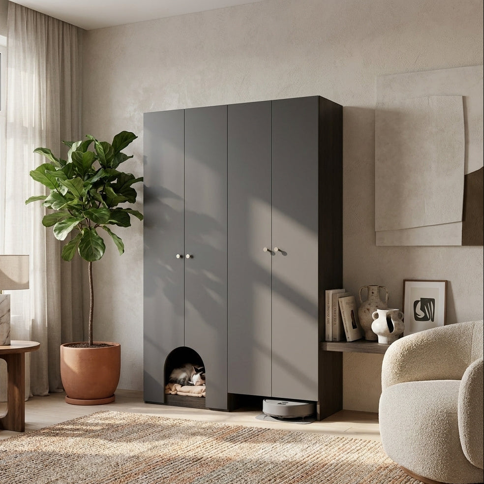 Americana P9 Custom Pet Cabinets | Storage Unit | with Pegboard