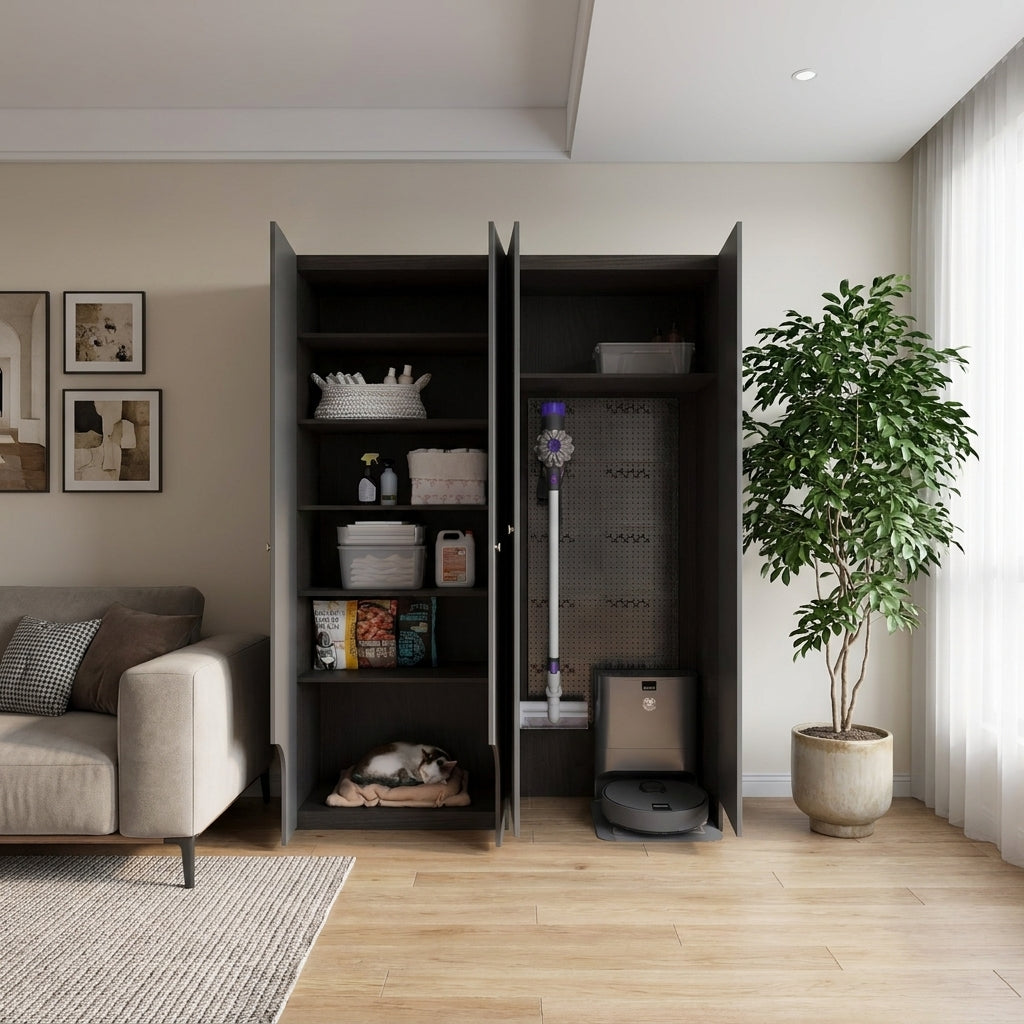 Americana P9 Custom Pet Cabinets | Storage Unit | with Pegboard