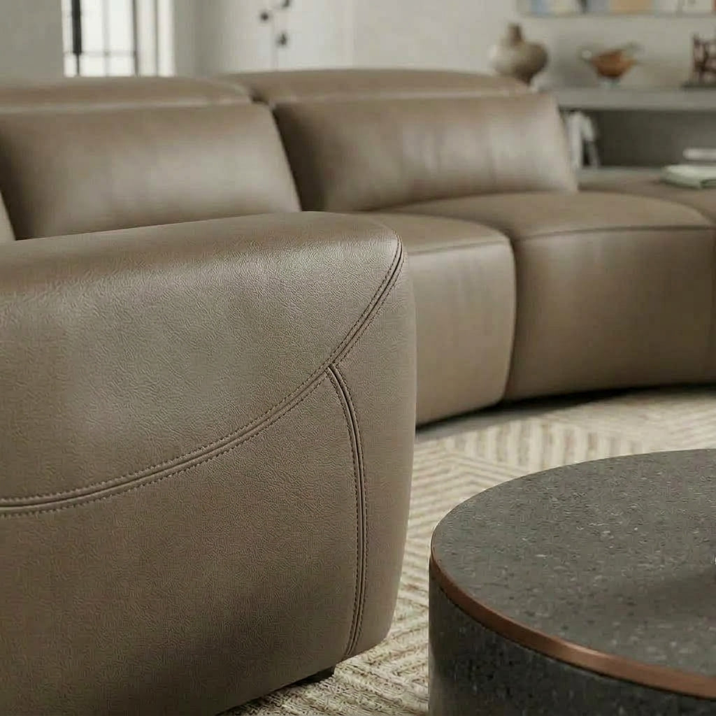 Americana RN8809 Custom Modular Electric Recliner Sofa | Wall Hugging | Pet Friendly Leather & Fabric