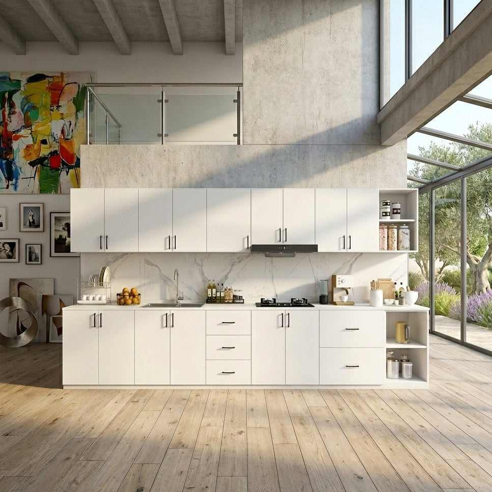Americana S2 Modular Custom Kitchen Cabinet | 32ft