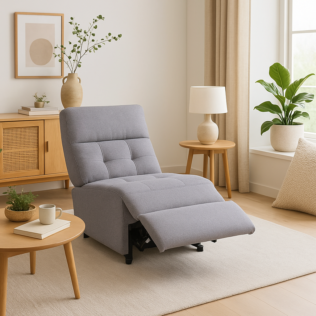 Americana 1-Seater (RN0939) Zero Wall Fabric Recliner Lounge Chair (I)