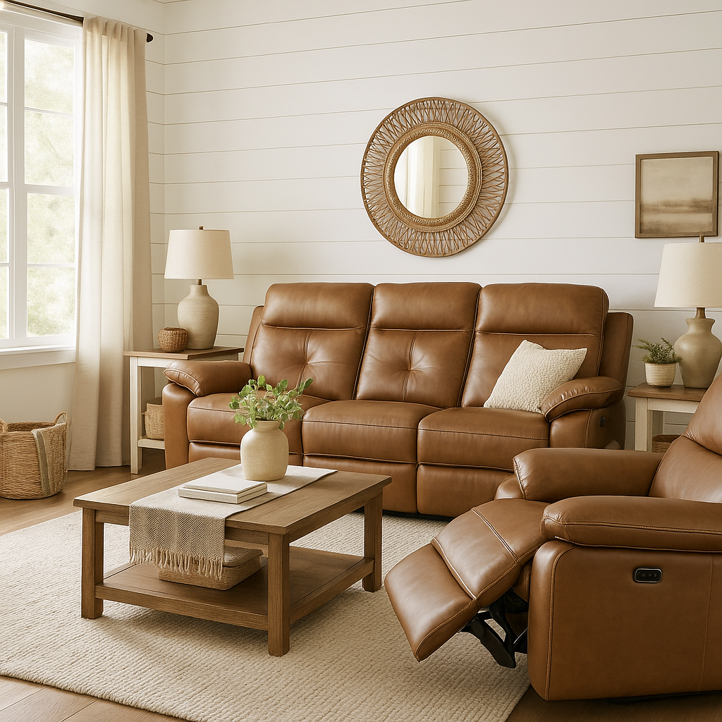 Americana 1/2/3-Seater (RC0750) Top Grain Full Leather Electric Recliner Sofa  (I)