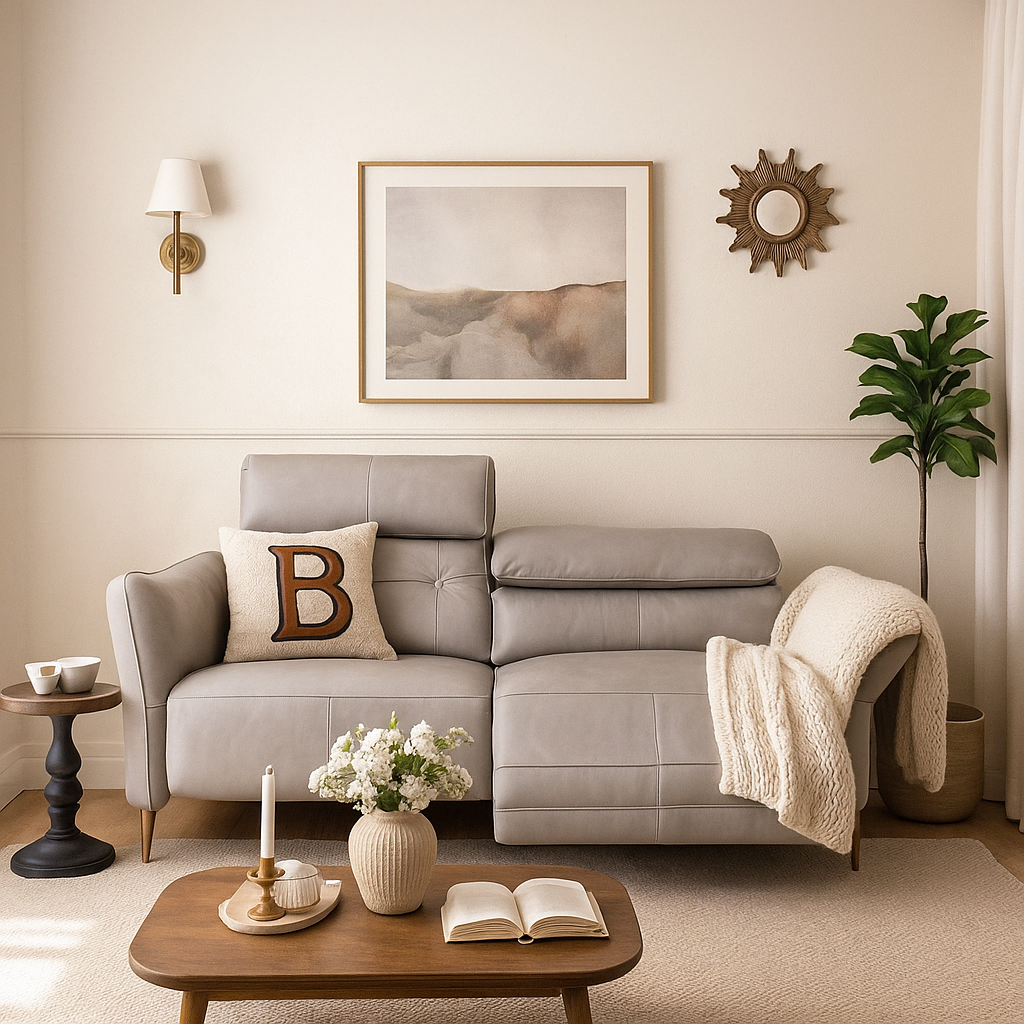 Americana 3-Seater (RN0952) 1.98m Zero Gravity Full Top Grain Leather Electric Recliner Sofa (I)