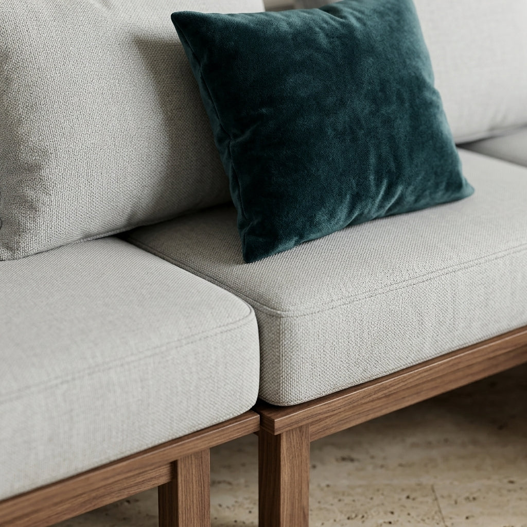 Americana  IT-3063 L-Shape Solid Wood Fabric Sofa | Modular | Special Offer
