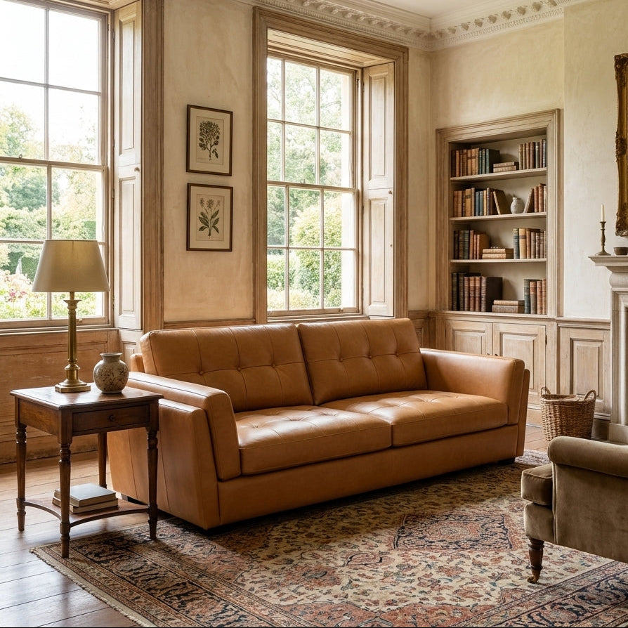 Americana MB0289 Custom Sofa | Full Leather - Top Grain