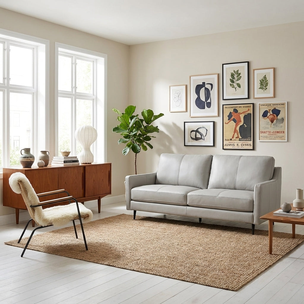 Americana MB0642 Custom 3-Seater Sofa Length 1.91m  | Full Leather - Top Grain