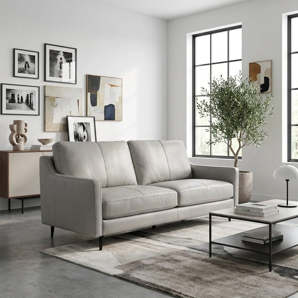 Americana MB0642 Custom 3-Seater Sofa Length 1.91m  | Full Leather - Top Grain