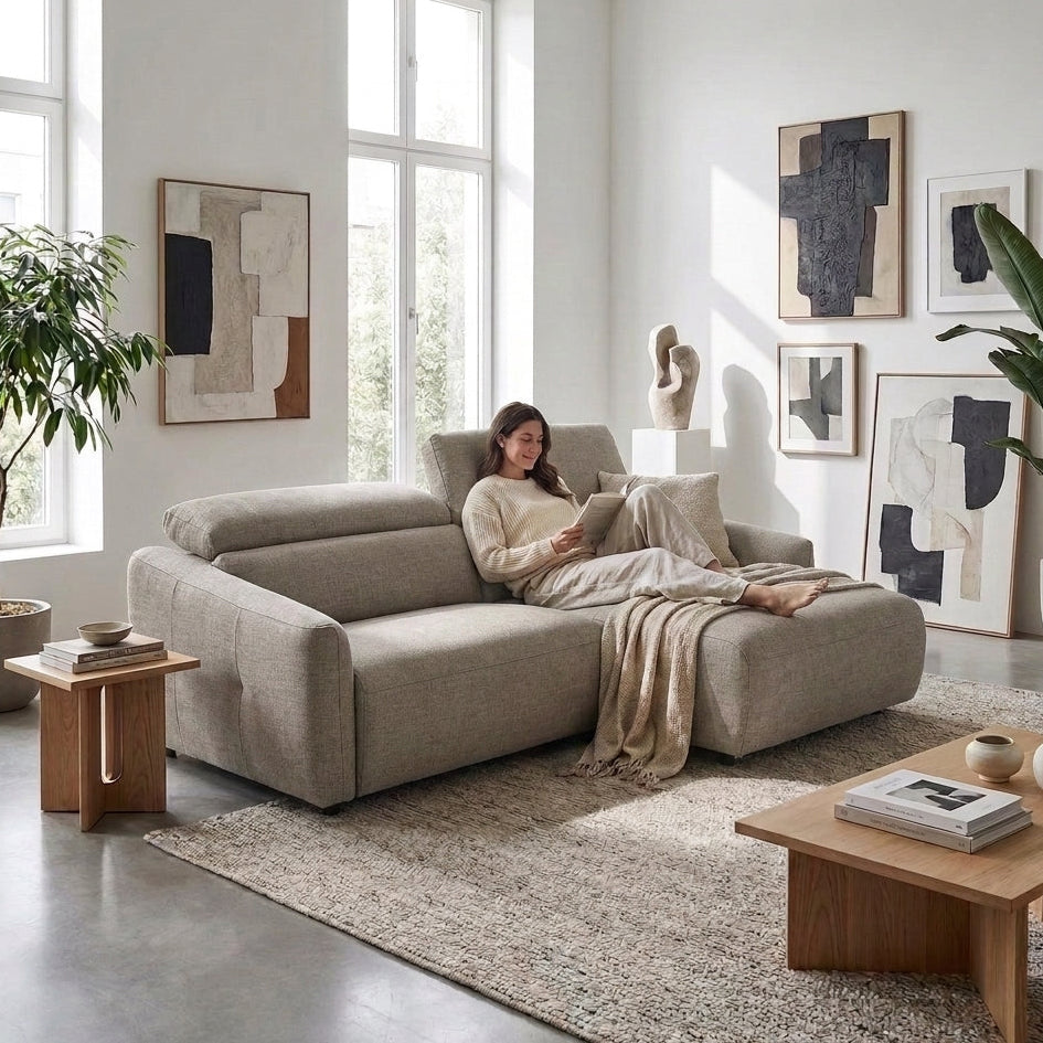 Americana MB0665 Custom Modular Electric Slide-out Recliner Sofa | Daybed | Sofa Bed | Pet Friendly Leather & Fabric