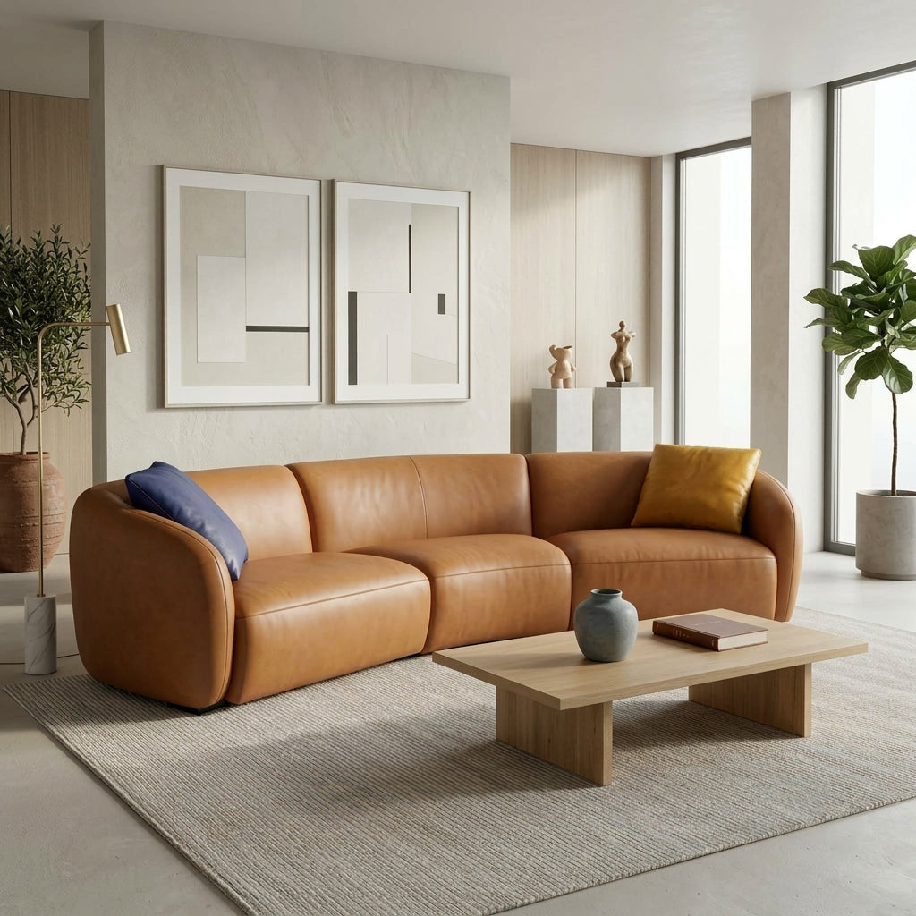 Americana MF3309 Custom Modular Sofa | Full Leather - Top Grain-1