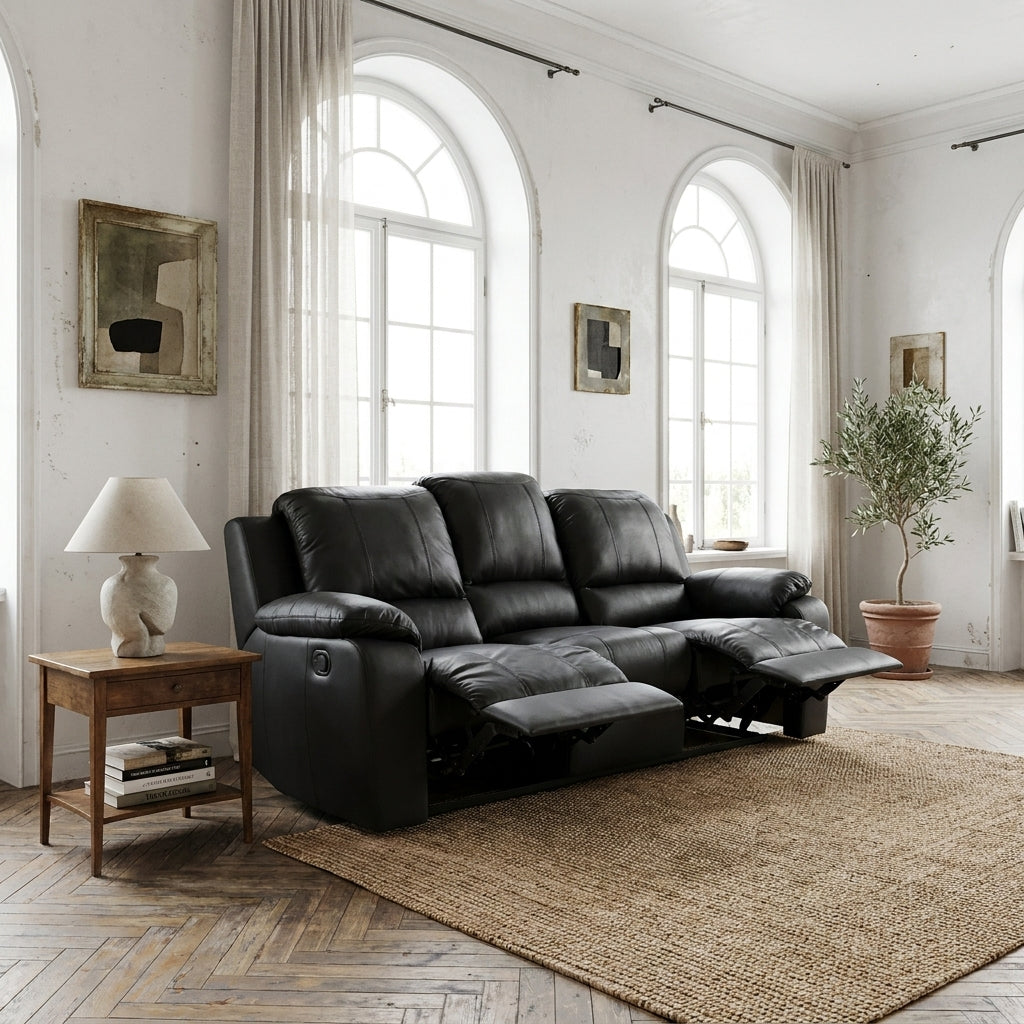 Americana RC0011 Custom Modular Manual Recliner Sofa | Rocking | Pet Friendly Leather & Fabric