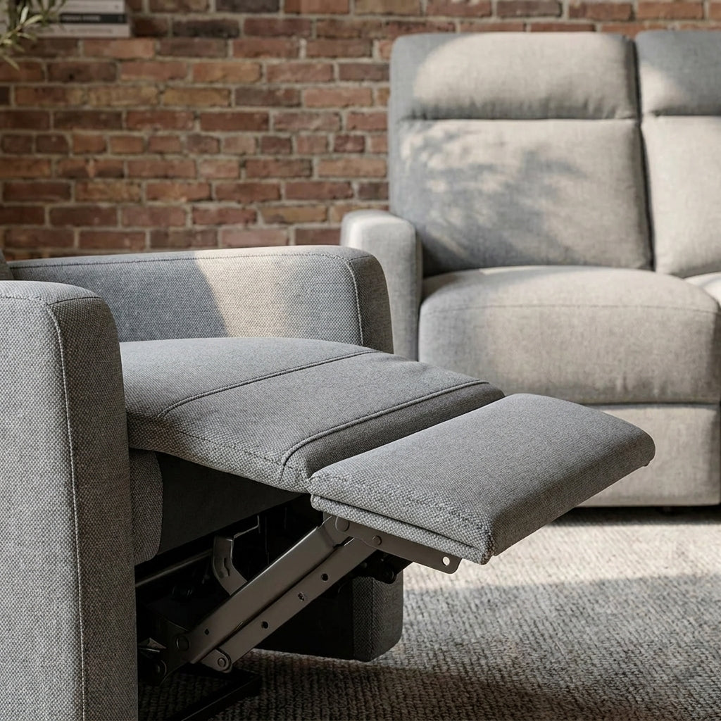 Americana RC0757 Custom Modular Manual Recliner Sofa | Pet Friendly Leather & Fabric