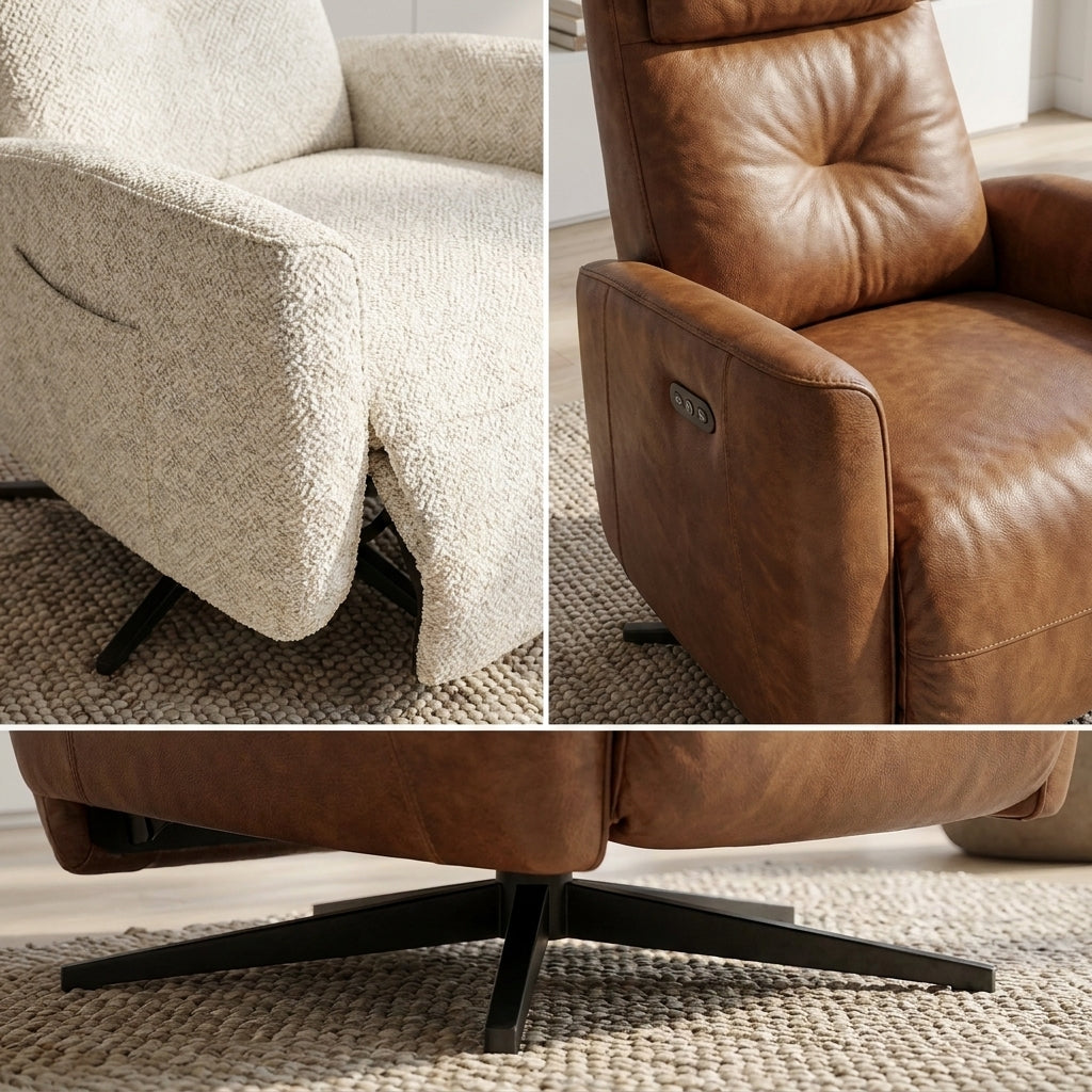 Americana RN0917 Custom Electric Recliner Lounge Sofa | Zero Gravity | Pet Friendly Leather & Fabric