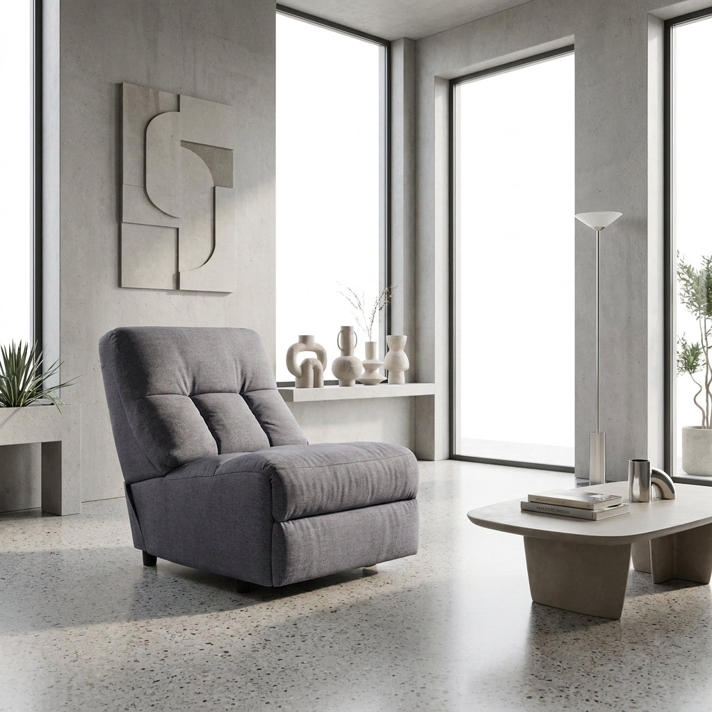 Americana RN0939 Custom Modular Wall Hugging Electric Recliner Sofa | Pet Friendly Leather & Fabric