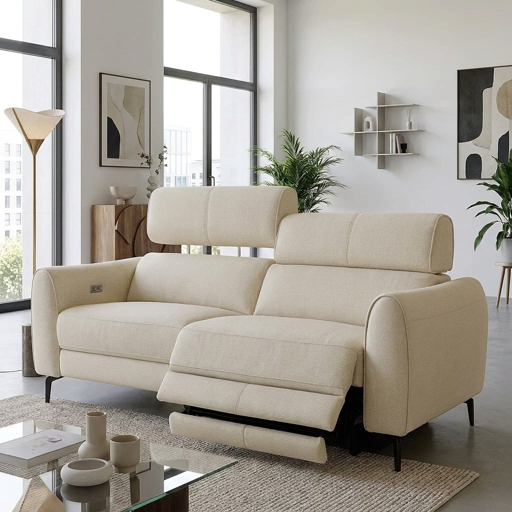 Americana RN0949 Custom Modular Zero Gravity Electric Recliner Sofa | Pet Friendly Leather & Fabric