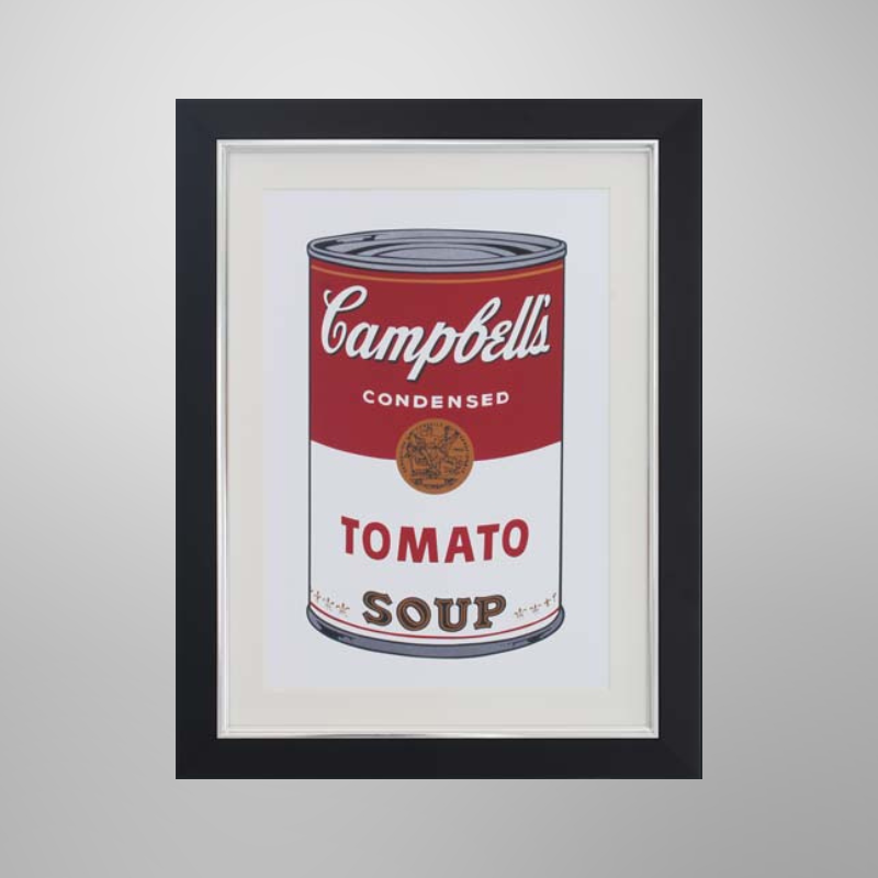 Andy Warhol "Campbell's Soup I: Tomato", 1968 | Framed Art | Lithograph | Pop Art