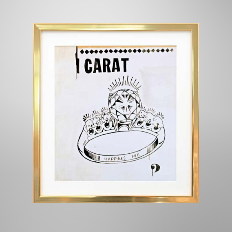Andy Warhol "Carat", 1961 | Framed Art | Lithograph | Pop Art