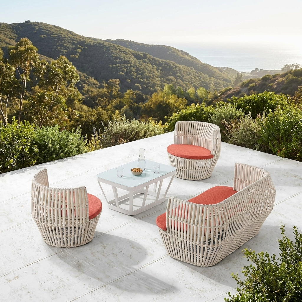 Apricot Outdoor Lounge Chair | High Back | WA1103