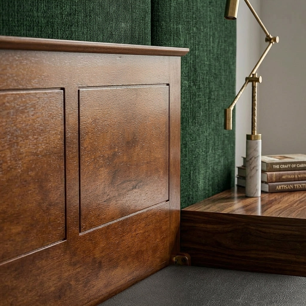 Ashton Hudson Solid Wood Bed | Queen & King Size