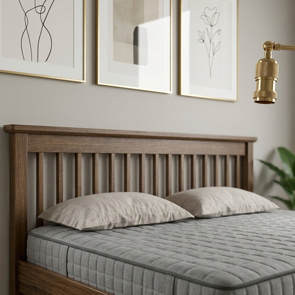 Ashton Mission Solid Wood Bed | Queen & King Size