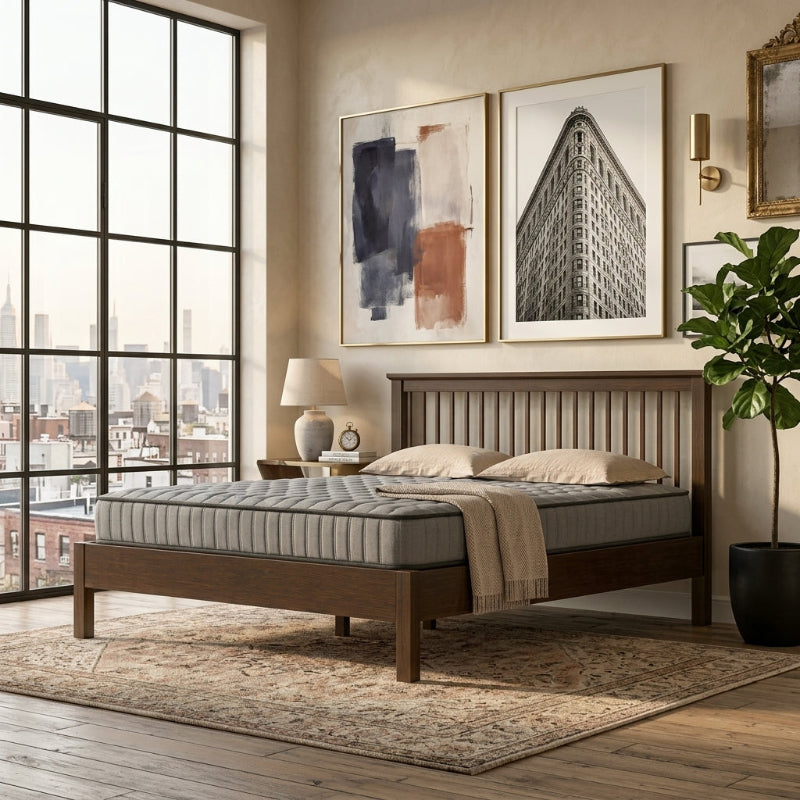 Ashton Mission Solid Wood Bed | Queen & King Size