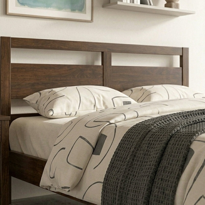 Ashton New Jersey Solid Wood Bed | Queen & King Sized