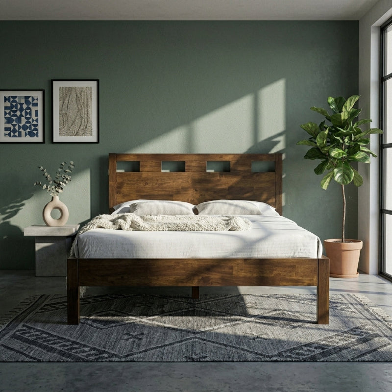 Ashton Signature Solid Wood Bed | King Size