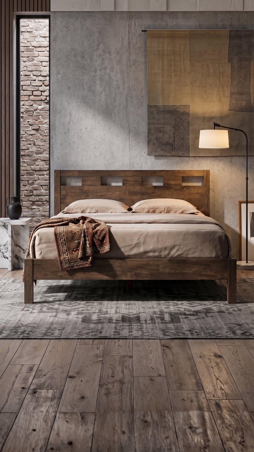 Solid Wood Beds Singapore Picket Rail