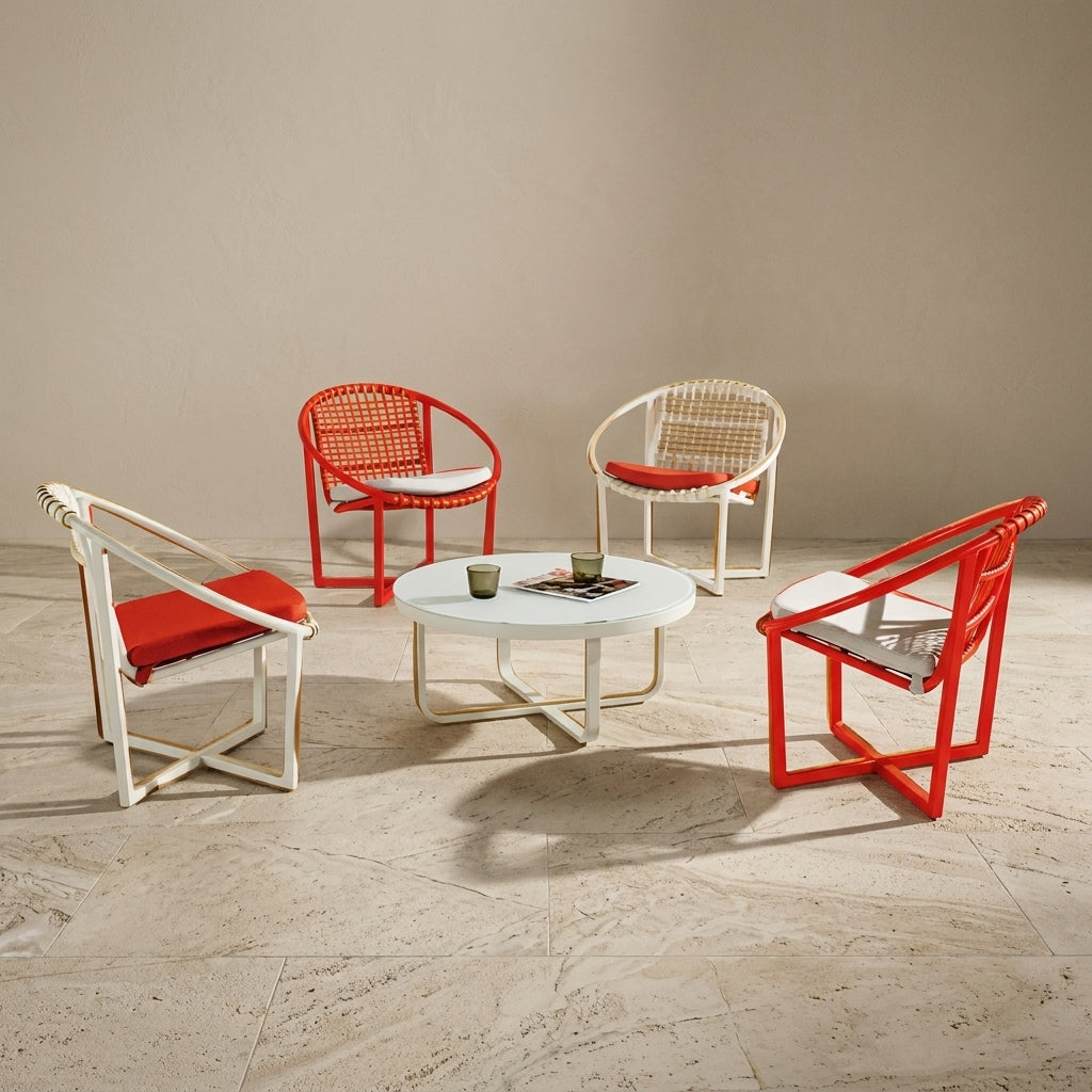 Asthina Outdoor Lounge Chair WA6010 | Powder-Coated Aluminum