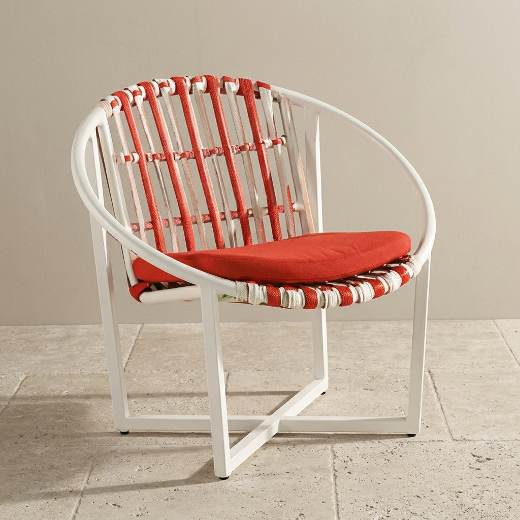 Asthina Outdoor Lounge Chair WA6010 | Powder-Coated Aluminum