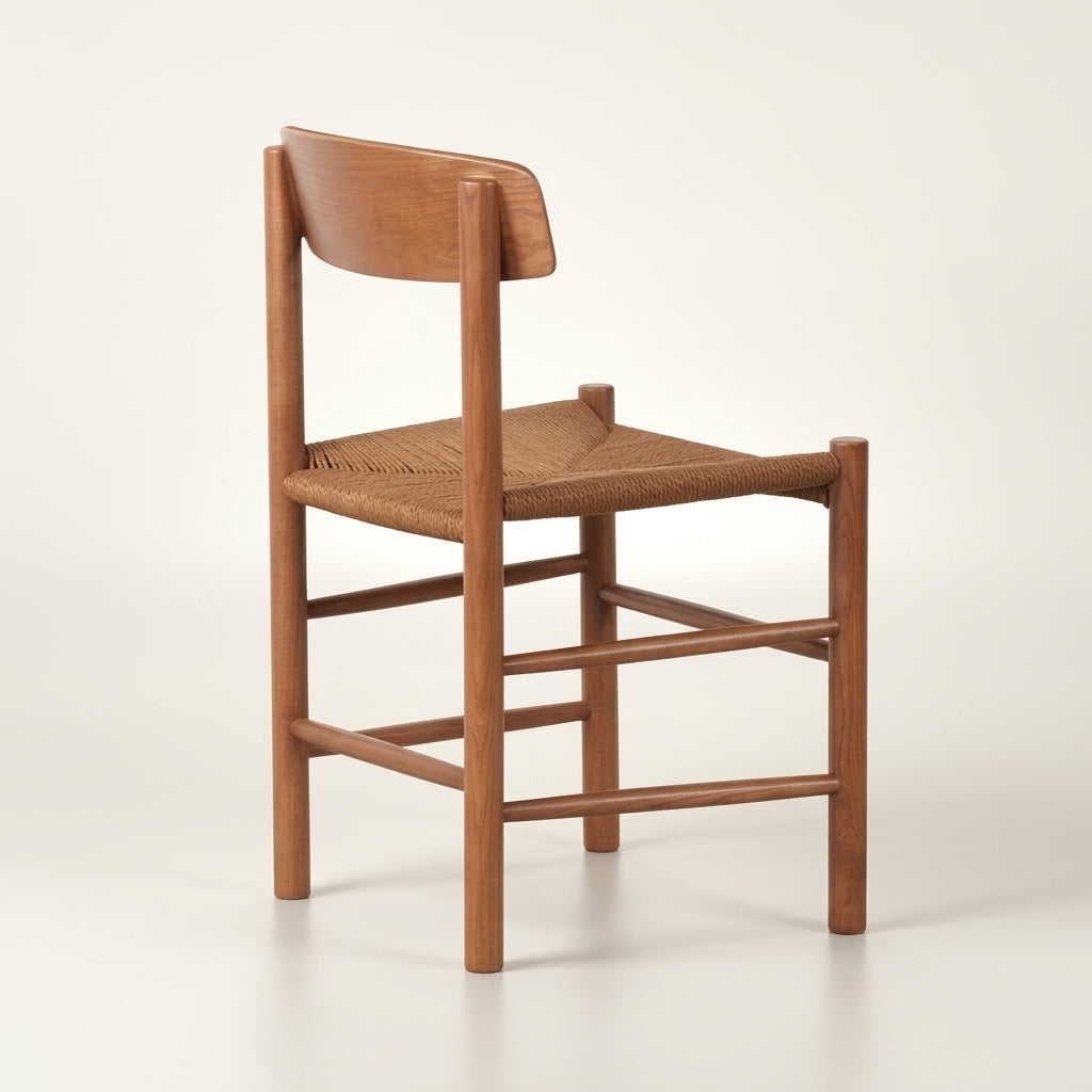Borch CH9162 Custom Chair | Mid Century Minimalist | American Solid Hardwood