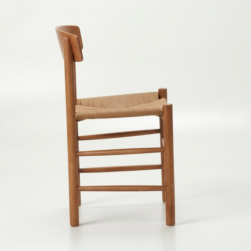 Borch CH9162 Custom Chair | Mid Century Minimalist | American Solid Hardwood