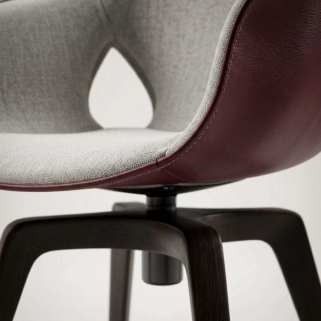 Arc CH1081 - Custom Mid Century Minimalist Chair | Solid American Oak