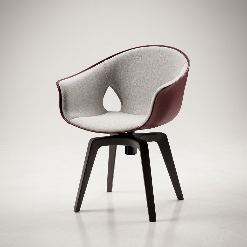 Arc CH1081 - Custom Mid Century Minimalist Chair | Solid American Oak