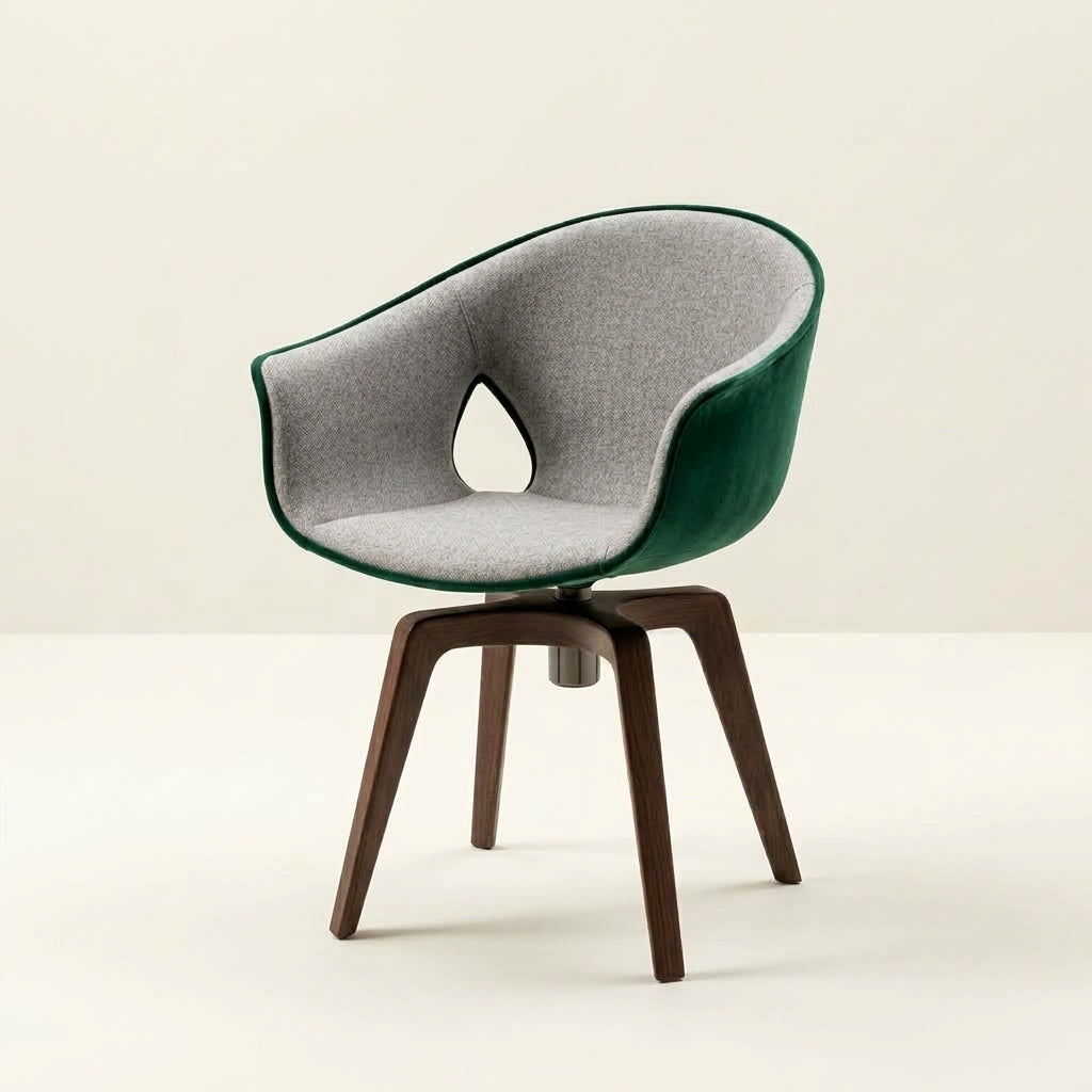 Arc CH1081 - Custom Mid Century Minimalist Chair | Solid American Oak