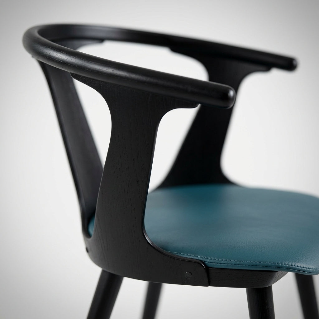 Sanders CH2057 - Custom Mid Century Minimalist Armchair | Solid American Oak