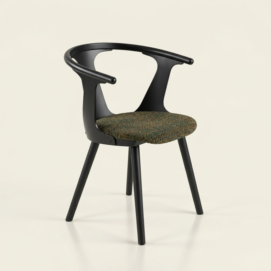 Sanders CH2057 - Custom Mid Century Minimalist Armchair | Solid American Oak