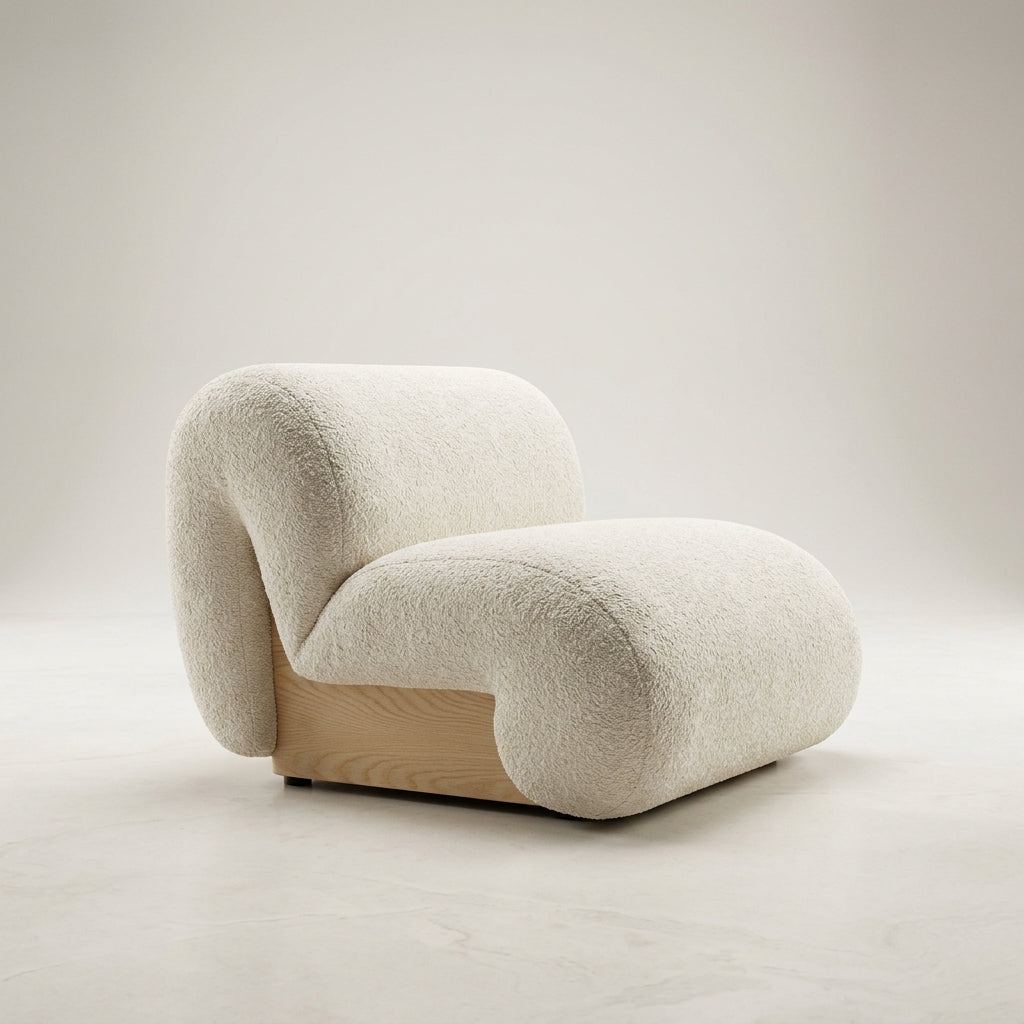 Lotus CH2075- Custom Mid Century Minimalist Chair | Solid American Hardwood