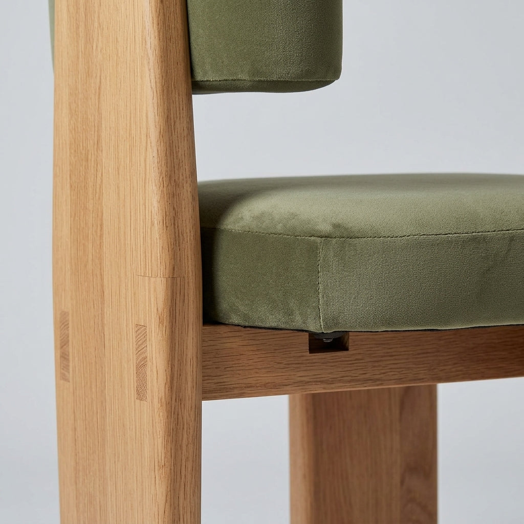 Adore CH2092 Custom Mid Century Minimalist Chair | American Solid Hardwood