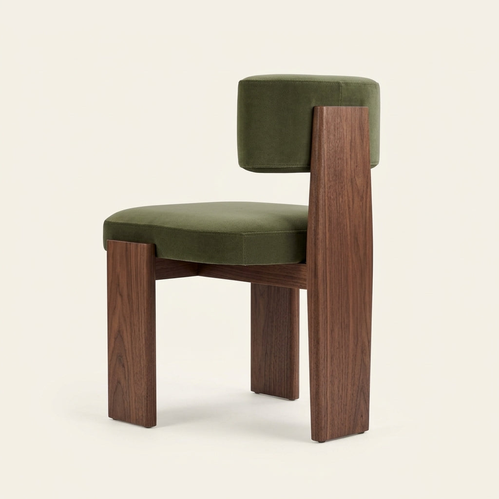Adore CH2092 Custom Mid Century Minimalist Chair | American Solid Hardwood