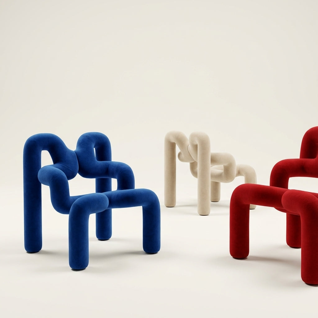 Spider CH1118- Custom Mid Century Minimalist Lounge Chair | Fine Fabric