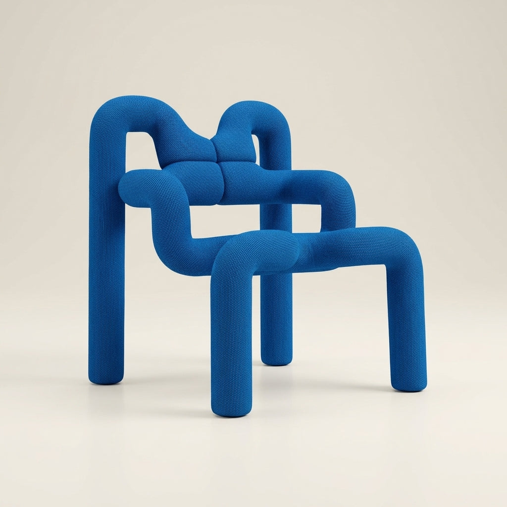 Spider CH1118- Custom Mid Century Minimalist Lounge Chair | Fine Fabric