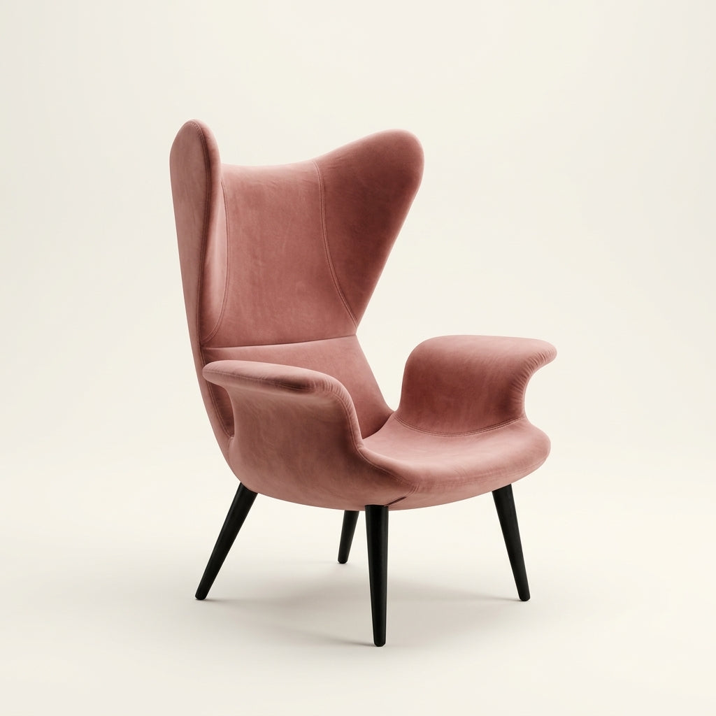 Onda Lunga CH2016- Custom Mid Century Minimalist Lounge Chair