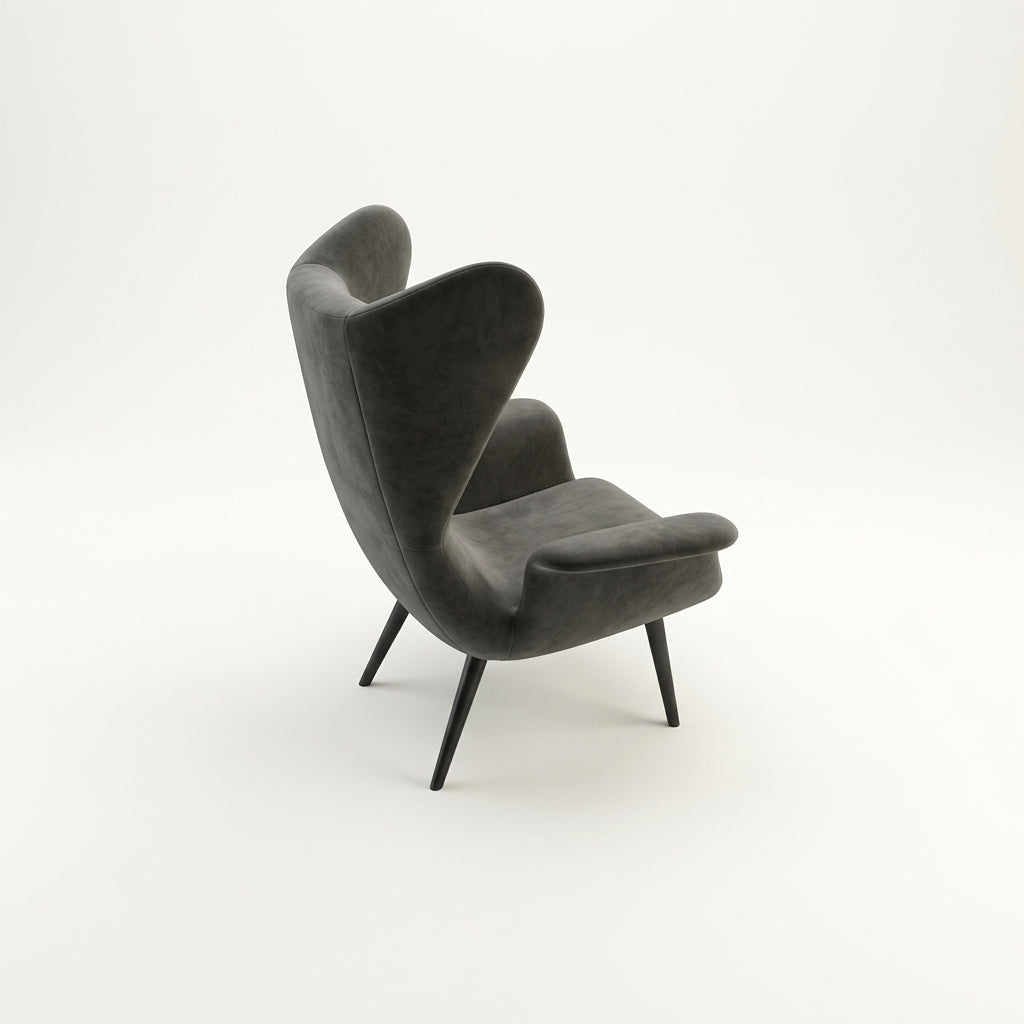 Onda Lunga CH2016- Custom Mid Century Minimalist Lounge Chair