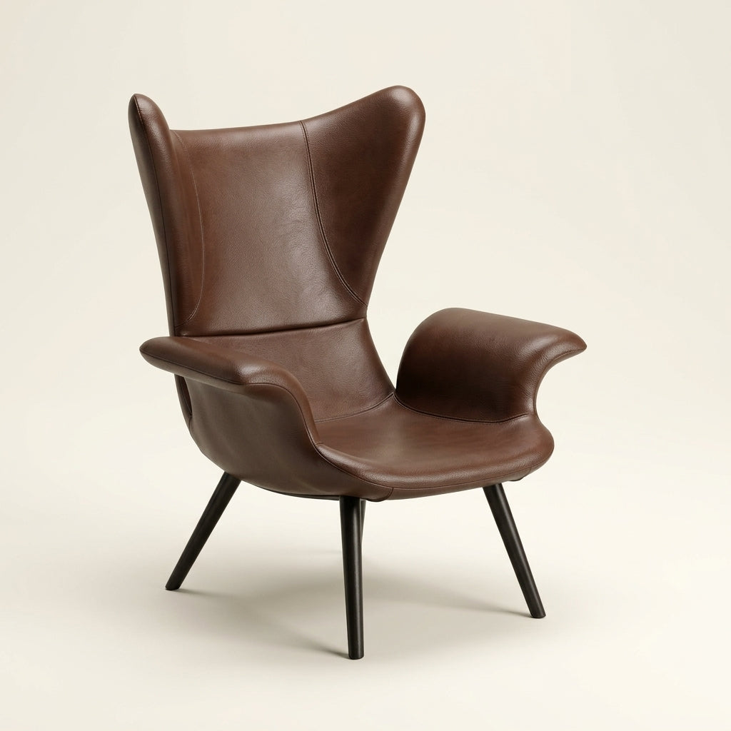 Onda Lunga CH2016- Custom Mid Century Minimalist Lounge Chair