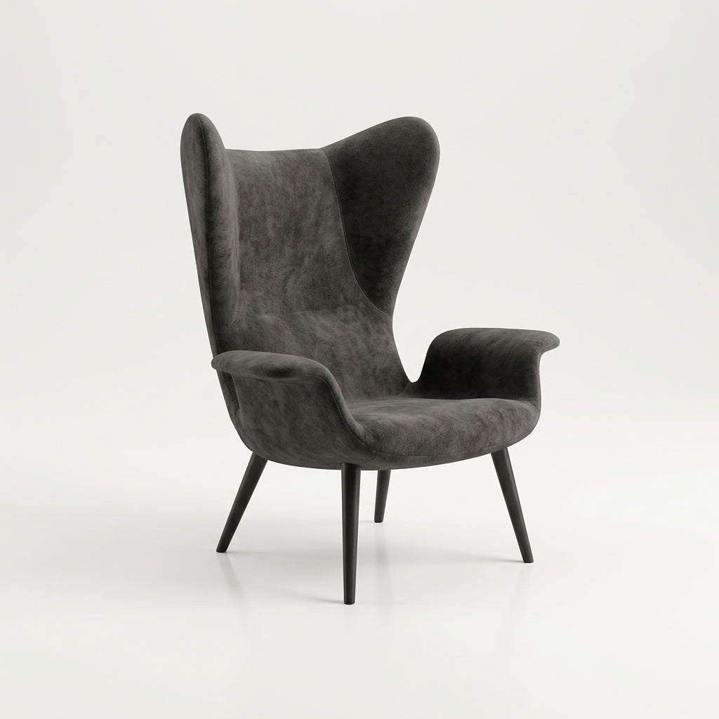 Onda Lunga CH2016- Custom Mid Century Minimalist Lounge Chair