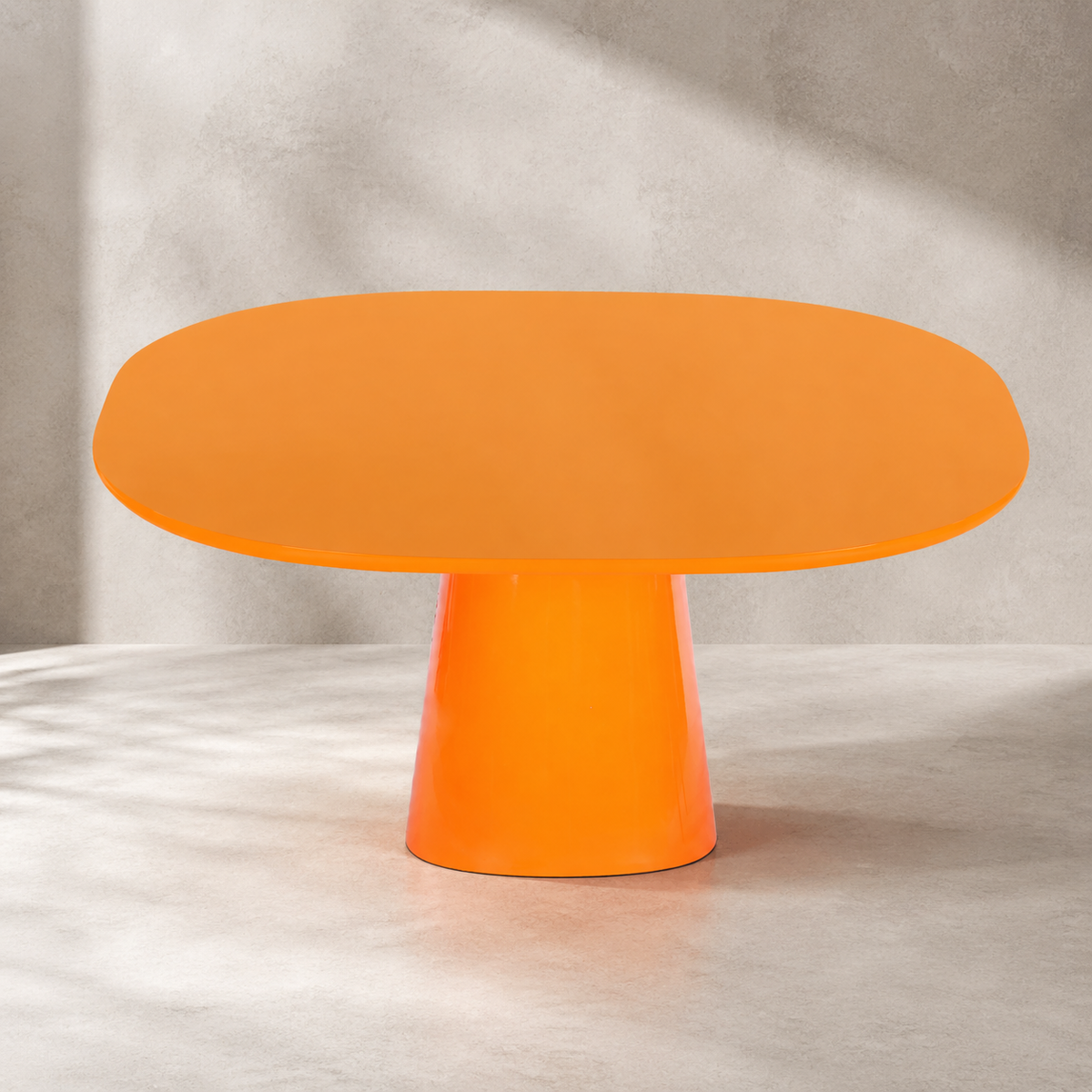 Como Custom Mid Century Sculptural Design Table | Organic Fiberglass