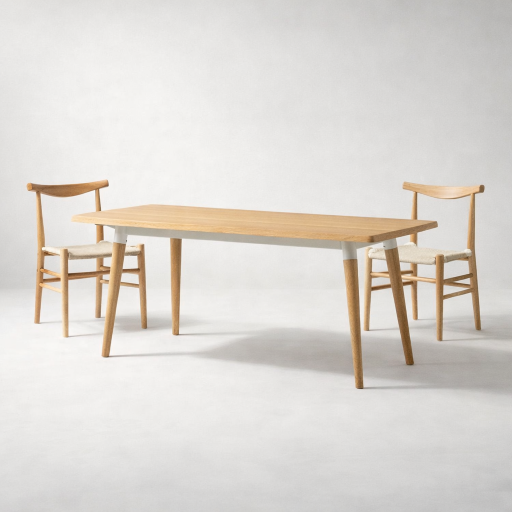 Copine + Oxley Custom American Solid Wood Dining Set