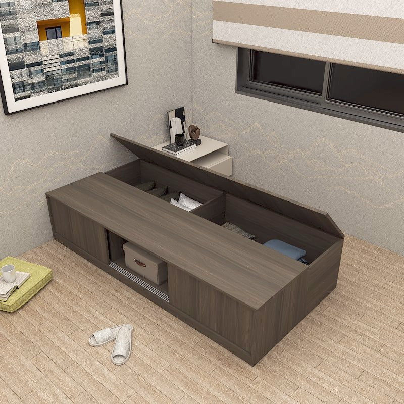 Custom Tatami Storage Bed Single Size -TS5Picket&amp;Rail