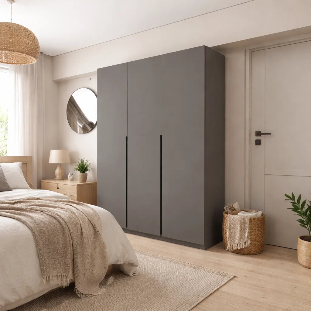 Custom Wardrobe System Length 1.2 - 1.5m Height 2.1m Swing Door System (Built-In or Freestanding) - SSW6